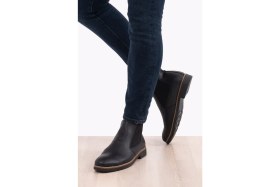 Resim ZegeShoes Chelsea Erkek Kışlık Bot Suni Deri Malzeme ile Lastikli 