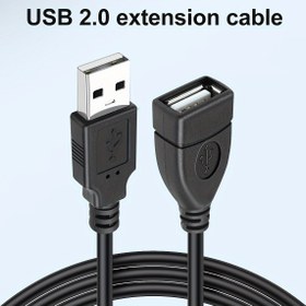 Resim I-Zclive Yüksek Hızlı USB 2.0 Uzatma Kablosu - Oksijensiz Bakır, Erkek-Dişi, Tip A'dan A'ya Flash Sürücüler, Sabit Diskler, Yazıcılar & Web Kameralar için, I-ZCLIVE 