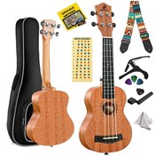 Resim Rennes RD-21 Soprano Ukulele (Çanta Capo Askı Metod Pena) 