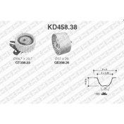 Resim SNR KD45838 SNR TRİGER EKSANTRİK GERGİ SETİ 166x240 ALFA ROMEO 14 
