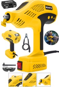 Resim Schatz 300 Amper Sjs Metal Şanzıman Çift Kart Çift Soğutmalı El Tipi Invertör Elektrot Kaynak Makinesi Sarı 