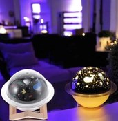 Resim shopwave Ha Nemlendirici Masa ve Gece Lambası USB Projeksiyon Aromaterapi 