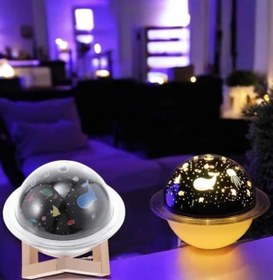 Resim shopwave Ha Nemlendirici Masa ve Gece Lambası USB Projeksiyon Aromaterapi 