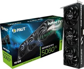Resim Palit GeForce RTX 5060 Ti INFINITY 3 16GB DLSS 4 128 Bit GDDR7 Ekran Kartı 
