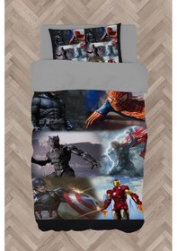 Resim Mekta Home Bebek Ve Çocuk Odası Yenilmezler Desenli Nevresim Takımı 