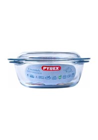 Resim Pyrex 207a000/7343 Kapaklı Cam Yuvarlak Fırın Kabı 1,3l 