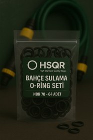 Resim HSQR Bahçe Sulama O-Ring Conta Seti | Hortum ve Adaptör Bağlantı Kiti 