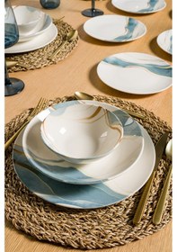 Resim Breeze 6 Kişilik 24 Parça Porselen Yemek Seti 