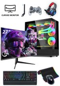Resim IZOLY NextGen B-X i5-13400F 32GB 1TB M.2 NVMe RTX 4060 8GB 27" 200HZ 240mm Oyuncu Masaüstü Bilgisayarı 