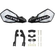 Resim Dream011 Ktm, Yamaha, Honda Exc, Klx, Yzf, Crf İçin Siyah Beyaz Renkli Universal Abs Motosiklet Handguard - 360 Dönebilir Kaymaz Koruyucu 