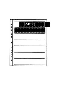 Resim Kaiser Negatif Dosyalama Sayfaları 35 MM Film için (100) Asetat 