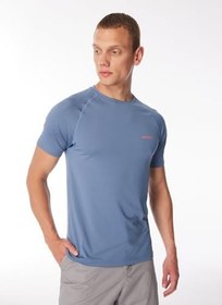 Resim MERRELL Mavi Erkek O Yaka Baskılı T-Shirt M3TEND_TEND, M, 5003145735002 