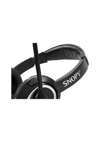 Resim Snopy Sn-x4 X-zoom Siyah Pc&telefon Mikrofonlu Kulaklık 