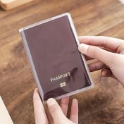 Resim Pasaport koruyucu kılıfı basit ve yüksek kaliteli pasaport su geçirmez kapak, pasaport çizilmeye karşı dayanıklı kapak seyahat aksesuarı pasaport kapağı 