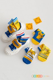 Resim Color Socks 5'li Pikachu Desenli Çocuk Çorap (comfort Kids) 