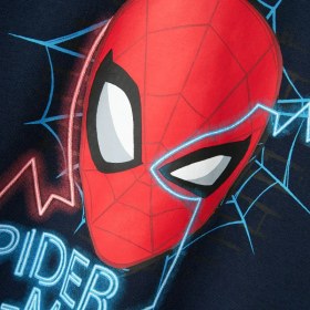 Resim United Colors Of Benetton Name İt Erkek Çocuk Spiderman Sweatshirt NAVY 