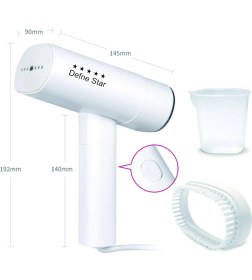 Resim Defne Star Katlanabilir Portatif Kırışık Giderici Buharlı Seyahat Ütü RC-6116 