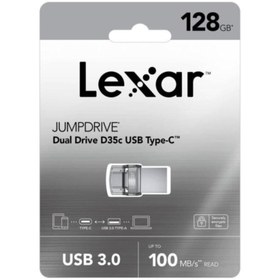 Resim Lexar 128gb Usb 3.0 Jumpdrive Type-C Flash Bellek 