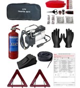 Resim Halidi Trafik Seti Kompresor Kaza Tespit Tutanağı Eldiven Hediyeli Trafik Seti 