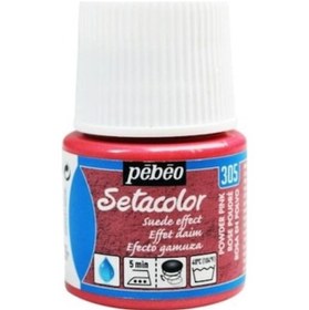 Resim Pebeo Setacolor Suede Effect Süet Etkisi Kumaş Boyası 305 Powde 