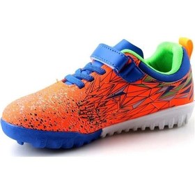 Resim Cool Messi Turuncu Erkek Çocuk Halısaha Ayakkabısı 001 