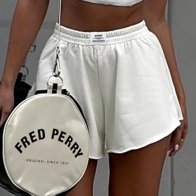 Resim 2025 Yazlık Kadınlar İçin Elastik Bel Detaylı Yırtık Desenli Geniş Paça Yüksek Bel Kısa Şort - Makinede Yıkanabilir Rahat Kesim Yazlık Şort LL169 