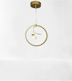 Resim Bohem Ledlı Eskıtme Gold Kasa Sarkıt Avıze Eskitme Gold 