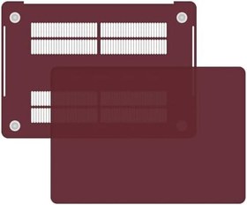 Resim Blogy MacBook Pro 13 İnç ile Uyumlu Ultra İnce Hava Kanallı Crystal Fit Kılıf (KIRMIZI ŞARAP) 