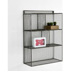Resim Go Dekor Kafes (Grid) 5 Gözlü Duvar Rafı & Duvar Kitaplığı 