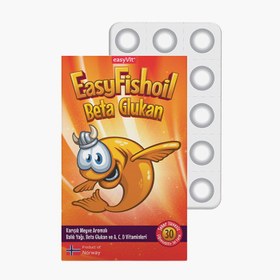 Resim EasyFishoil Beta Glukan Çiğnenebilir Tablet 30 Adet 