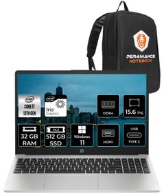 Resim 250 G10 8A541EA BT6 Intel Core i7-1355U 15.6" 32 GB RAM 512 GB SSD FHD W11 Pro Notebook 