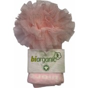 Resim Bibaby Organik Çorap Külotlu Jakarlı Dantelli Pembe 