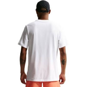 Resim Nike Dri-Fit Run Swoosh Erkek Beyaz Koşu T-Shirt IH4238-103 