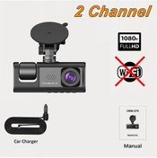 Resim Wifi App 3channel Dash Cam Araba 1080p Video Kaydedici Dashcam Araba Dvr Front X01-on Wıfı-2cam None 