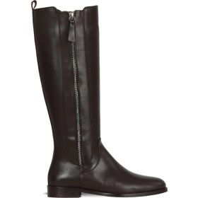 Resim Bueno Shoes Kahverengi Deri Kadın Topuklu Çizme 33WC18505 33WC18505 