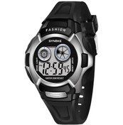 Resim Yunboo Synoke 9034 Çocuk Spor Saati - Renkli Gece Aydınlatması, Alarım, Su Geçirmez, Zamanlayıcı Ve Tarih Gösterimi İle Siyah Desenli Akıllı Saat Siyah 