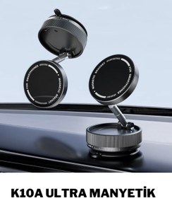 Resim Wearfit Pro Her Alana Uyumlu 360 Derece Dönebilen Çok Açılı Magsafe Özellikli Güçlü Telefon Tutucu 