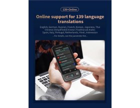 Resim Kameralı 140 Dilde Wifi Özellikli Translator Elektronik Çeviri Cihazı Türkçe Menü 