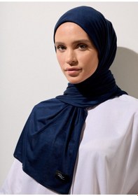 Resim Tesettür Şal-lacivert Viskon Lacivert 