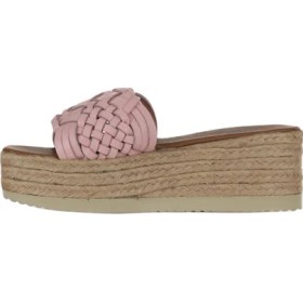 Resim Bueno Shoes Pudra Deri Kadın Dolgu Topuklu Espadril Terlik 01WU6118 