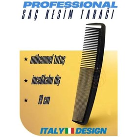 Resim Profesyonel Saç Kesim Tarağı Geniş Diş Ve İnce Diş Tarak Saç Şekillendirme Düzeltme Tarağı 
