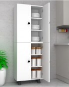 Resim Çok Amaçlı Dolap 50 cm %100 Mdf Beyaz 
