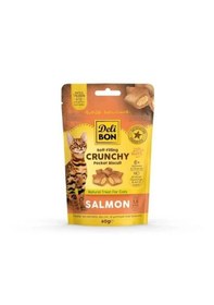 Resim Delibon Chrunchy Somonlu Kedi Ödül Bisküvisi 60 G 
