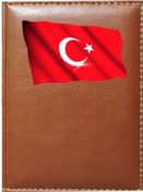 Resim Promosyon Denizi Türk Bayrağı Görselli Taba Ruhsat Kabı 