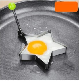 Resim Kapamarka Metal Yıldız Omlet Krep Kalıbı 3 Parça 