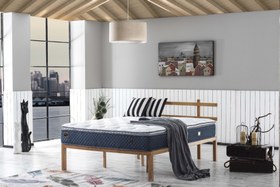 Resim BEDCRAFT PASCHA BLUE FERMUARLI ULTRA FULL ÇİFT KİŞİLİK YATAK, 150X200 