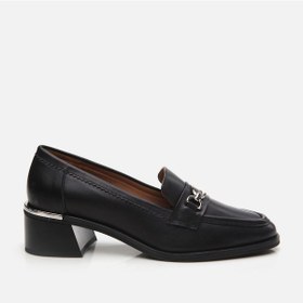 Resim Hakiki Deri Siyah Kadın Loafer Siyah-black Siyah 