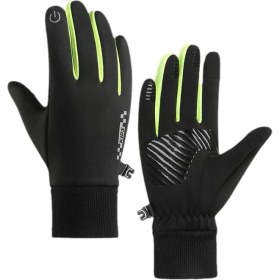 Resim Wennier Model Kış Çocuk Eldiveni Karşılıklı Isıtma Geçirmez Soğuktan Koruma Bisiklet Kaymazlık Önleyici (Yurt Dışından) 