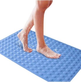 Resim Home Silikon Vantuzlu Masajlı Banyo Duş Kaydırmaz Paspas Duşakabin Paspası. Ayak Kaydırmaz 40*80cm 