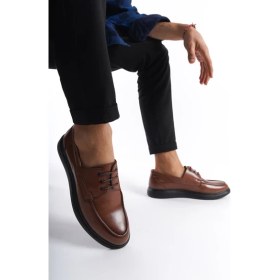 Resim Mubiano MBRGN105-TB Taba Erkek Bağcıklı Loafer 